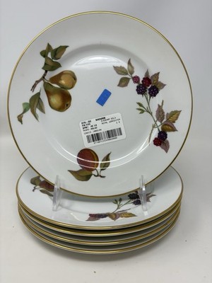 Royal Worcester Evesham Gold 8-1/4'' Salad Plate England New With Tags!