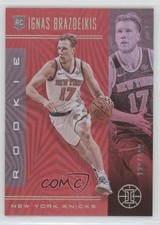 2019 Panini Illusions Rookies Trophy Collection Ruby /199 Ignas Brazdeikis 0c3