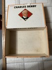 NICE USED VINTAGE CHARLES DENBY H. E. SNYDER DIV. INVINCIBLES TOBACCO CIGAR BOX — photo 7
