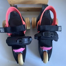 Cardiff Skate Co Cruiser Adjustable Roller Skates 4 Wheels Youth Size Black Pink