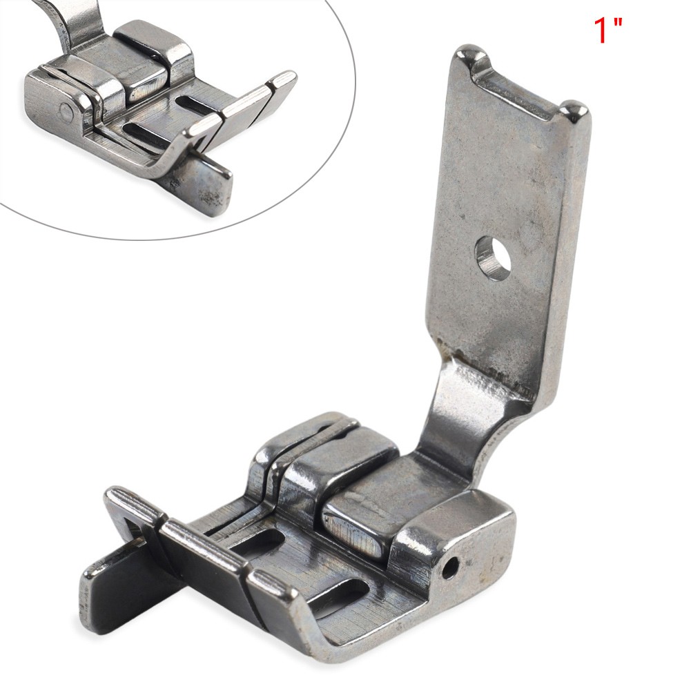 Double Needle Presser Foot With Left Edge Guide For SINGER 112W and 212W 212G