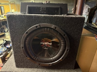 Xplod Subwoofer With Punch High Output Crossover Amp