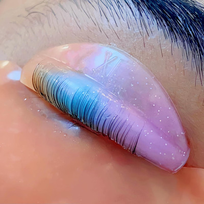 Galaxy Styled Reusable Eye Lash Lift Shields - C Curl, Natural Curl, Lamination