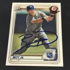 Bobby Witt Jr. Autographed 2020 1st Bowman RC Auto BP-25 (Signed In Person)
