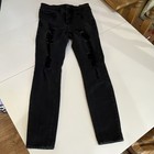 Aeropostle Women's Black Distressed  high rise black jeggings 5-Pocket reg 4 — photo 1