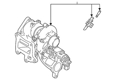 Genuine Mazda Turbocharger PYY1-13-70Z