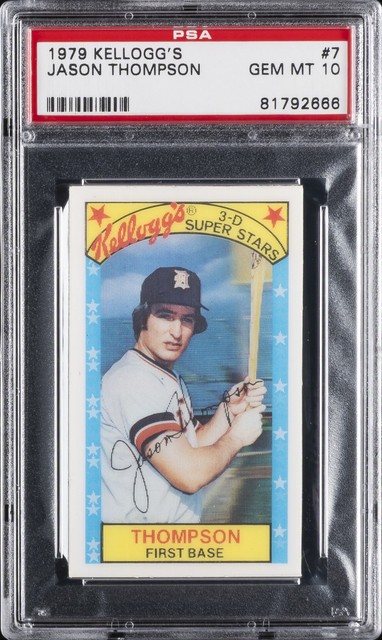 1979 Kellogg's #7 Jason Thompson PSA 10