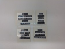 FERRMODEL 268 - Cartelli stazione vari, scala H0 epoca III