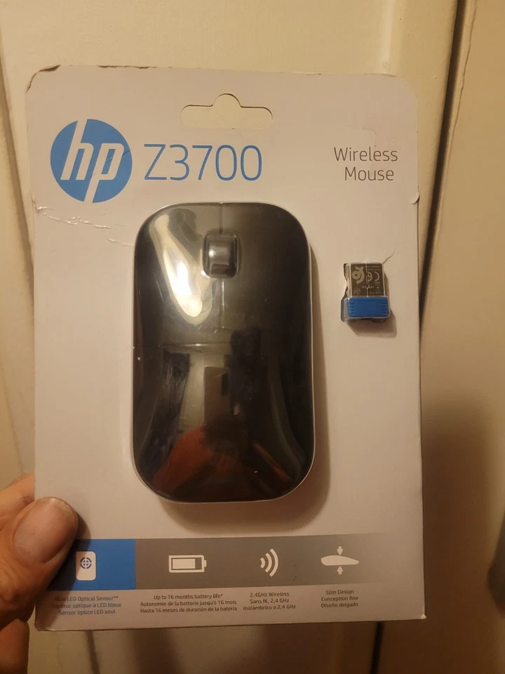 Z3700 Wireless Mouse Black Slim Multi-OS & Device Compatibility 2.4 GHZ Conne... - Image 3 of 3