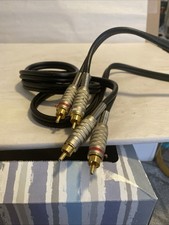 6 FEET RCA Dual AUDIO Cable, Gold Series, Male To Male