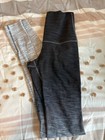 lululemon athletica Women’s 6 Black/Gray Striped Ankle Yoga Stretch Leggings — photo 1