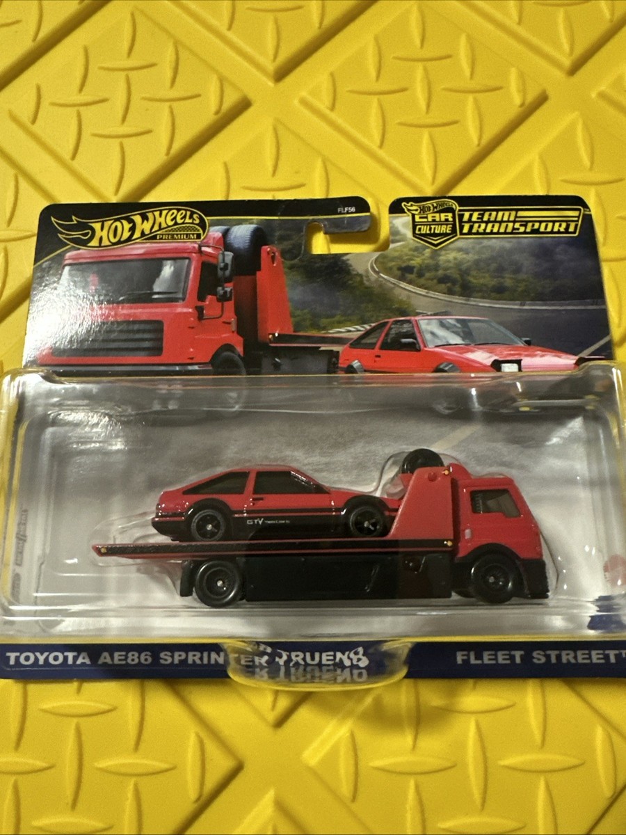 INHAND Hot Wheels Premium Team Transport 2025 Toyota AE86 Sprinter