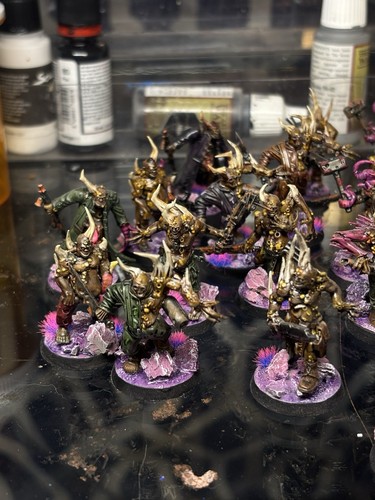 Warhammer 40k Death Guard Pox Walkers Nurgle Pro Painted Mini Poxwalker x30 Lot - Picture 2 of 4