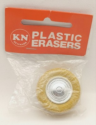 Selten Vintage KN Dänemark Kunststoff Japan Radiergummi Radiergummi MOC versiegelt Sammlerstück 