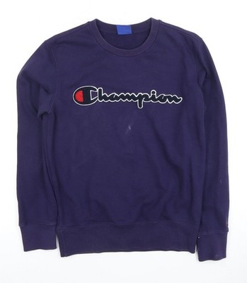 Pullover Sweatshirt Herren UK S Regular Champion Blau