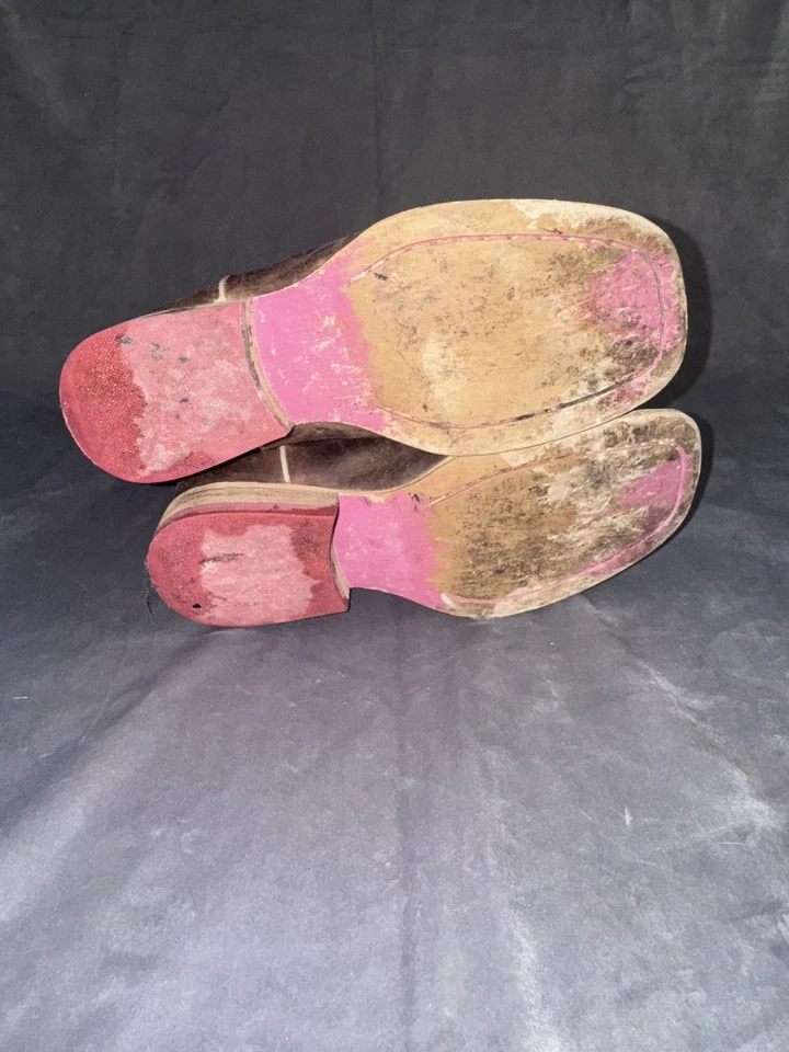 Botas Ariat Kids Vaquera Western marrom desgastado tamanho 12,5 M - Imagem 3 de 4