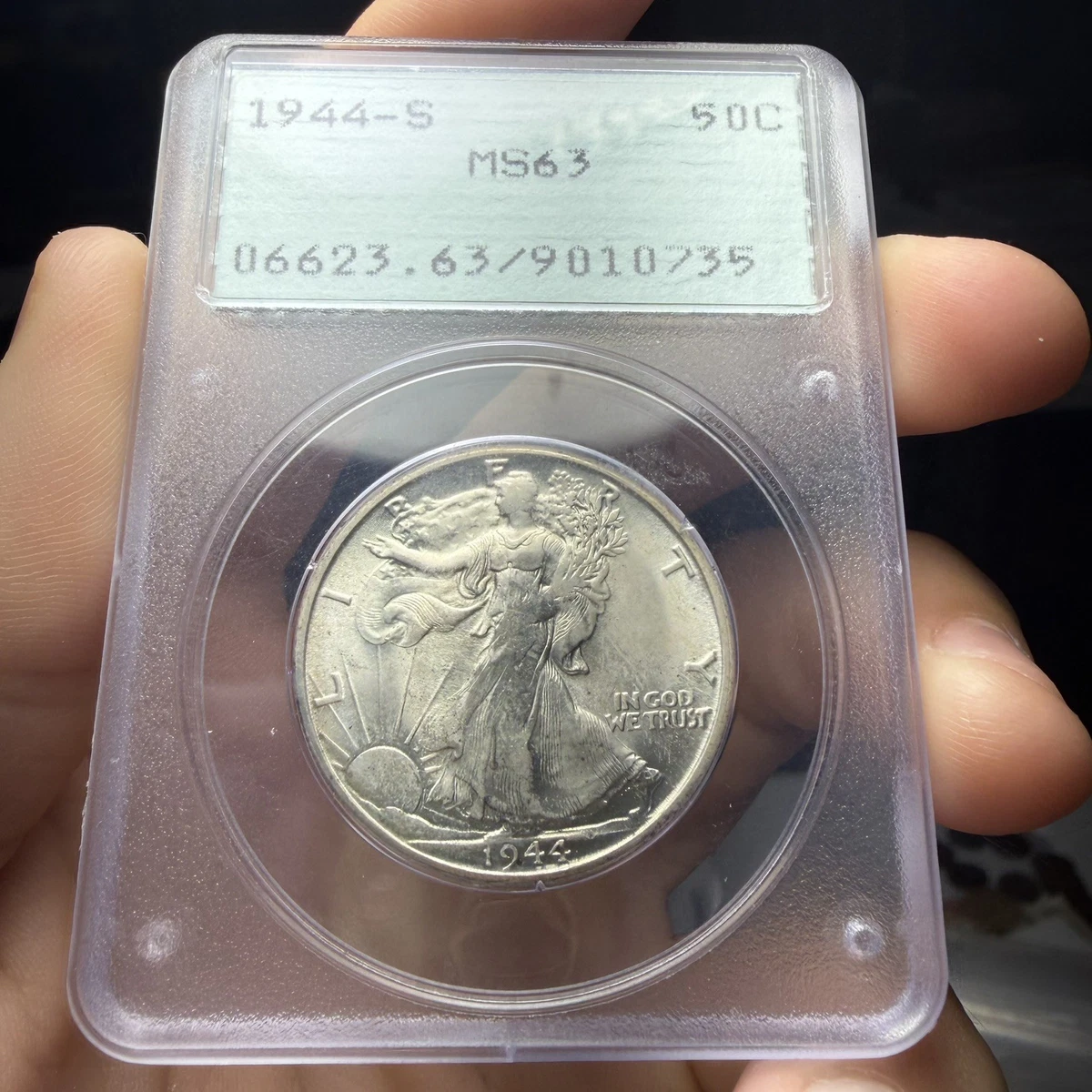 MS 63 Graded 1944 Year Liberty Walking Half Dollars (1916-1947
