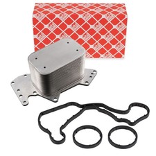 febi Ölkühler + Dichtungen für AUDI A4 B8 A5 A6 C6 Q5 8RB Q7 TOUAREG 2.7/3.0 TDI