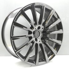 MERCEDES S CLASS AMG W222 FRONT TURBINE 20" ALLOY WHEEL RIM 8.5J BLACK GENUIN X1
