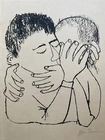 Ben Shahn Memories Of Many Nights Of Love Vintage 1968 Print
