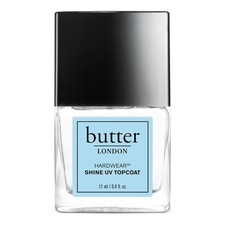 Shine UV Top Coat Nail Polish, Hardwear - Sheer Coverage with Glossy Finish -...