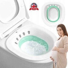 Sitz Bath Washing Hip Basin Folding Portable Bidet Fits on Toilet Perineal Soak