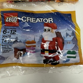 Lot of (4) LEGO 30478 Creator Santa Claus Polybag Christmas Holiday - NEW/Sealed