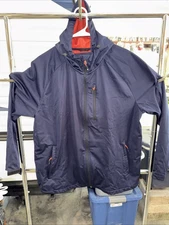 32 Degrees Cool Light Weight Men’s Jacket Full Zip Navy Blu