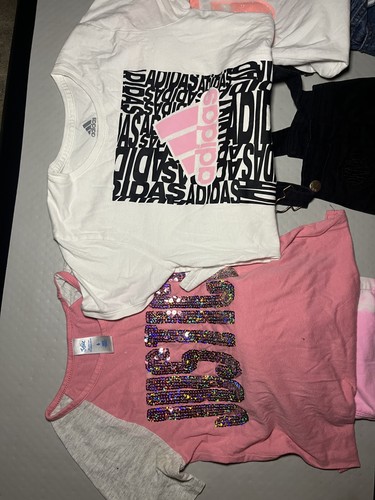 Girls Clothing Lot Size 5/6 Lot 12Pc Nike Justice Adidas DKNY Great Condition - Picture 5 of 9
