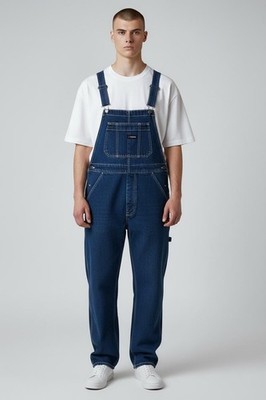 Herren Latzhose Stretch Jeans Denim Overall Overall Arbeitskleidung strapazierfähige Hose 5