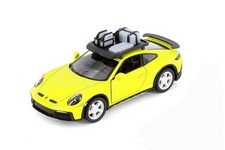 5481D Kinsmart - Porsche 911 Rallye with Roof Rack 1/36 scale diecast Yellow