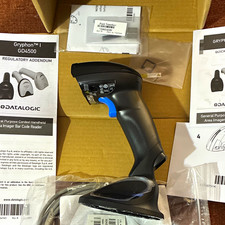 Imagen de Datalogic Gryphon GD4500 USB Handheld Barcode Scanner w/ Stand & Cable