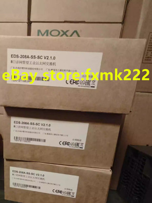 New MOXA EDS-208A-SS-SC V2.0 FedEx  DHL  or UPS express fast shipping