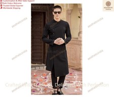 Mens Kurta Indian Top Shirt Solid Kurta Mens Wear Cotton Kurta