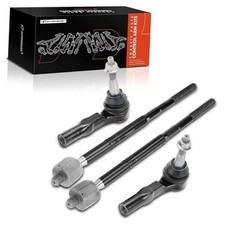 Set of 4, Front Inner  Outer Tie Rod End Kit, Compatible with Cadillac SRX