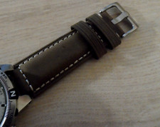 Brown Vintage Leather Watch Strap for Timex T45601, T2N721 E-tide Compass Watch