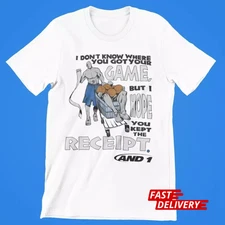And 1 Got Game Keep Receipt Basketball One Front Only Premium Blend T-Shirt SALE