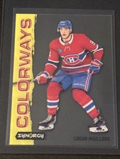 2024-25 Upper Deck Synergy - Colorways Logan Mailloux #L-58 Neon Yellow (RC)