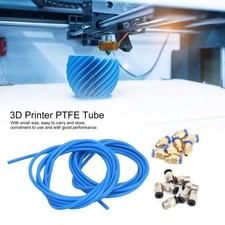 3D Printer Accessories 2Pcs Blue PTFE Tube  8Pcs M10  8Pcs M6 Pneumatic