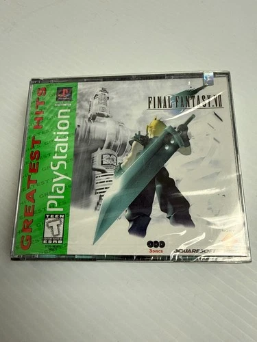 Final Fantasy VII (PlayStation 1, PS1, Greatest Hits) [Brand New, Sealed]