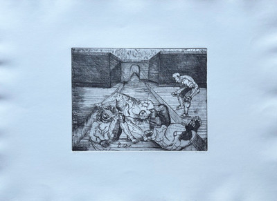 White Bears Aquaforte From 'The Engraved Sign 5' 70X50 Signed Numbered 1975