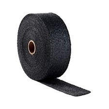 ZetexPlus Exhaust Header Wrap Fiberglass Heat Tape, 2 inches x 50 feet Black