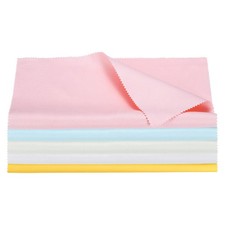 5pcs 12"x12" Guitar Cloths, Multi-color Microfiber Guitar Cleaning Cloth