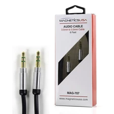 3.5mm Male to Male Cable 6ft Stereo Audio Aux 1/8" MAG707