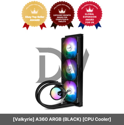 [Valkyrie] A360 ARGB (BLACK) [CPU Cooler] / Express / Genuine