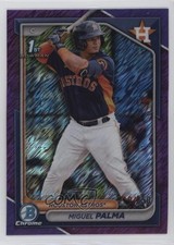 2024 Bowman Chrome Prospects Purple Shimmer Refractor /250 Miguel Palma 0q4s