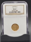 1928 $2.50 Gold Indian Head NGC MS62