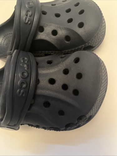 Crocs Toddler Kids Size C7 Navy Blue Clog Sandals Unisex Slip On Toddler 7 - Picture 7 of 7