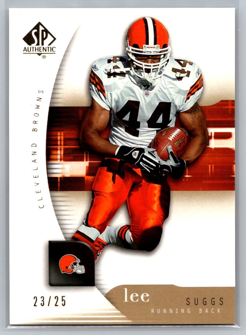 Lee Suggs #20 Football Cards 2005 SP Authentic trading card — raw and PSA graded price guide