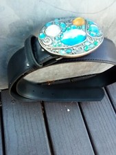 Belt /Pho Gemstone Buckle